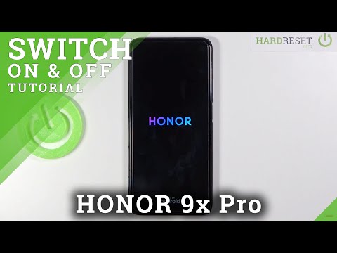 Honor 9X Pro - How to Switch On