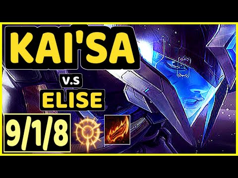 DJOKO (KAI'SA) vs ELISE - 9/1/8 KDA JUNGLE CHALLENGER GAMEPLAY - EUW