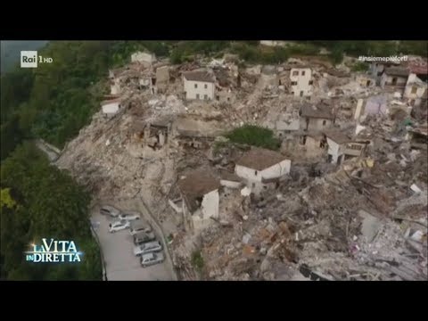 Terremoto Centro Italia, un anno dopo: #insieme più forti - La Vita in Diretta 24/08/2017