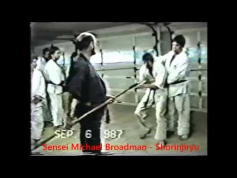 Sensei Broadman's Asshole Moment stabbing with the nunti bo