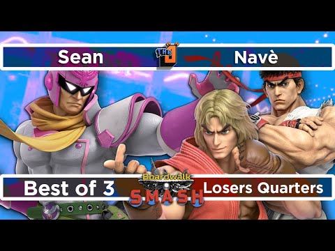Boardwalk Smash #23 Losers Quarters - Sean (Captain Falcon) vs. Navè (Ken/Ryu)