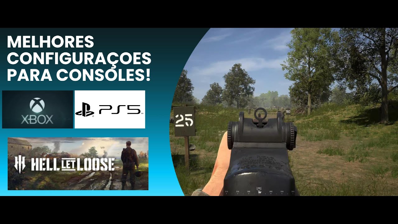 CONFIGURANDO HELL LET LOOSE NOS CONSOLES!