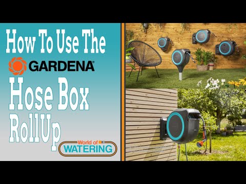 Gardena Hose Box RollUp: Easy Installation, Automatic Locking, and