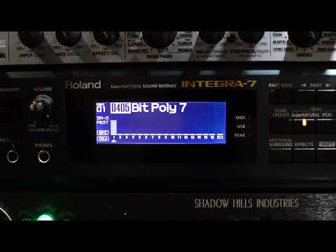 Roland Integra 7 Sounds Part 1 (No Talking)