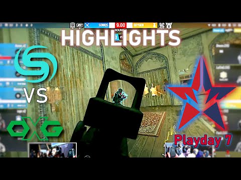Soniqs vs Oxygen - HIGHLIGHTS - Playday 7 - NAL 2022 Stage 1 - R6 Esport