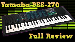Video thumbnail for Yamaha PSS-270 Retro-Keyboard Full Review by 8-Bit Keys
