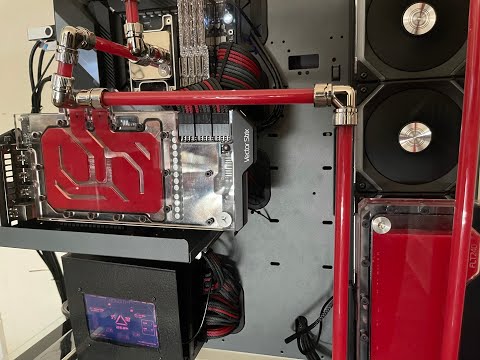 PC build video -Ryzen 5950x, Asus Strix RTX 3090, Custom loop watercooling