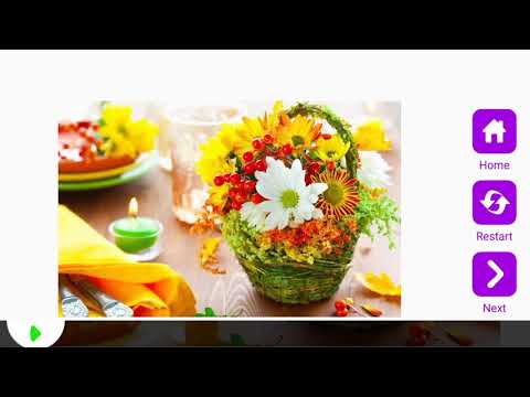 Tile Puzzle Roses Bouquet Video