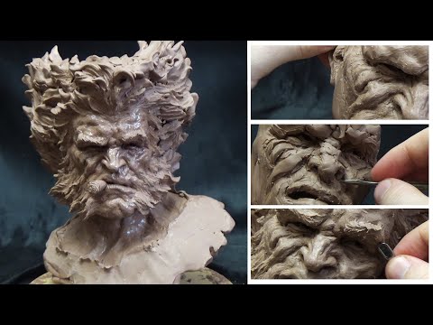 Sculpting Timelapse -Wolverine
