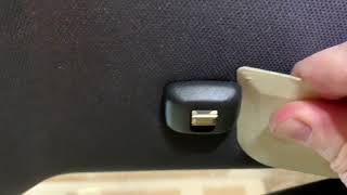 Sun Visor Clip Replacement Audi 2013 Q5