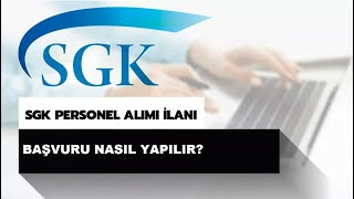 SGK 341 PERSONEL ALIM BAŞVURUSU NASIL YAPILIR? (30.09.2022)