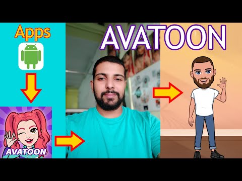 How to create 2D cartoon character from photo? | Avatoon app - YouTube