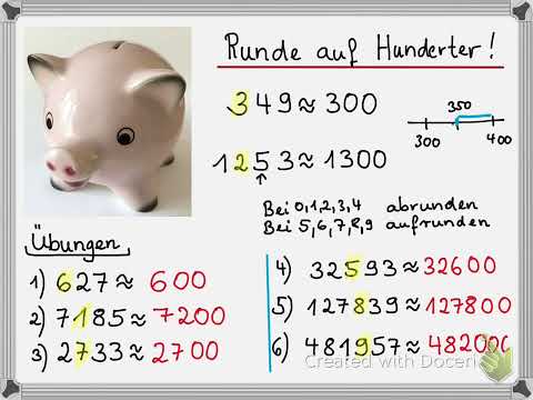 Runden  - Große Zahlen runden