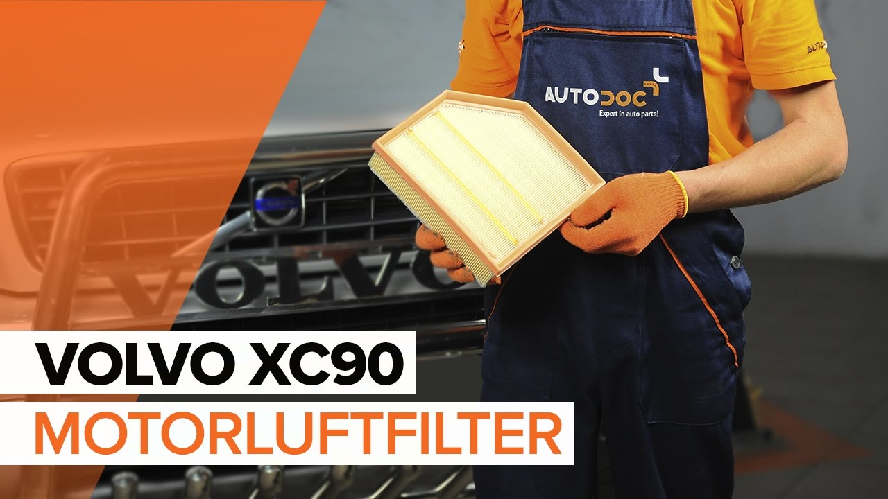 Udskift luftfilter - Volvo XC90 1 | Brugeranvisning
