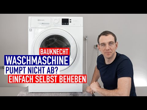 Bauknecht washing machine won't drain | easy to fix yourself