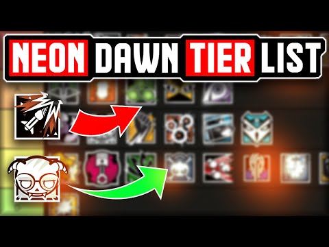 The ULTIMATE Neon Dawn Attacker Tier List - Rainbow Six Siege