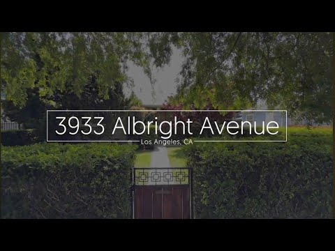 Just Listed - 3933 Albright Ave Los Angeles, CA - $1,749,000
