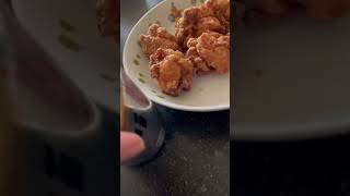 なんだもう朝か。ザ・からあげRTA!肉汁にんにく感が強く最高だあ