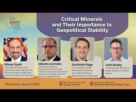 Critical Minerals and Geopolitics