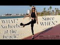 IM BACK Sort Of I Got In Trouble For Walking In HighHeels At The Beach I Hope The Video Is Worth It