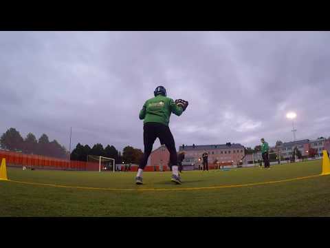 Bandy Goalkeeper - Off-ice training with Golf club