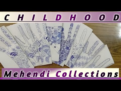 MY CHILDHOOD MEHNDI COLLECTION TOUR | Hemalatha -with Love