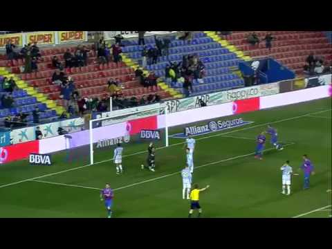 Gol de barral levante 2-2 malaga