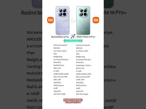 redmi note 15 pro vs redmi note 15 pro plus