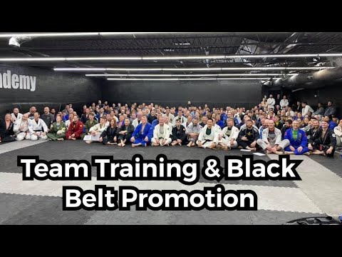 Team Training & Black Belt Promotion
