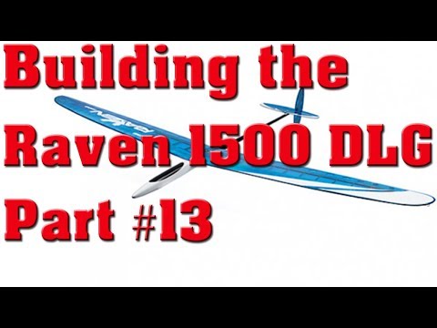 HobbyKing Raven 1500 DLG - Build Pt13 - Beginning the Servo Relocation