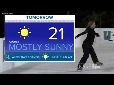 UCare Ice Rink: Caryn Kadavy and Lucy Mayer