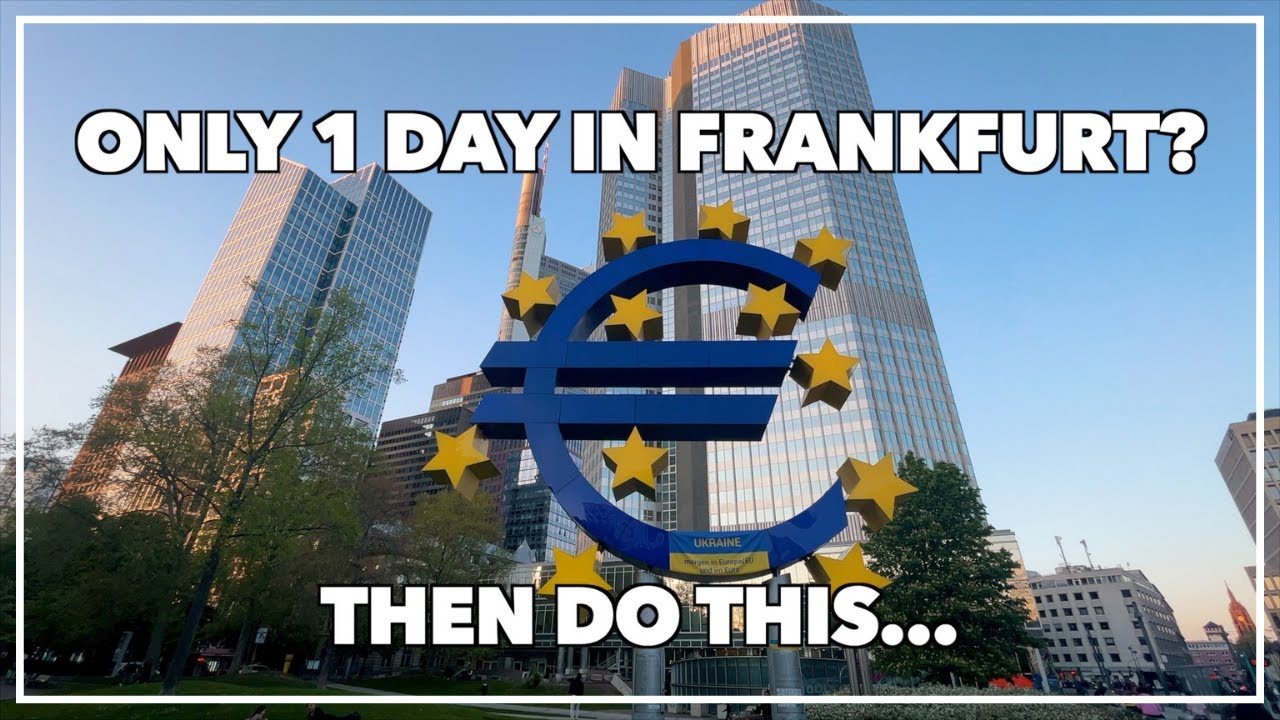 What to do in Frankfurt Germany in one day?  Local Frankfurt Food, Cathedral, and more!