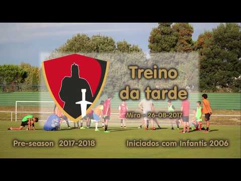 Pré-época   2017 / 2018   treino da tarde -   Iniciados e alguns infantis