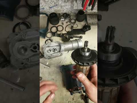 How to strip service and rebuild a bosch GSH 5 E, hammer thats loosing hammer power or has no hammer