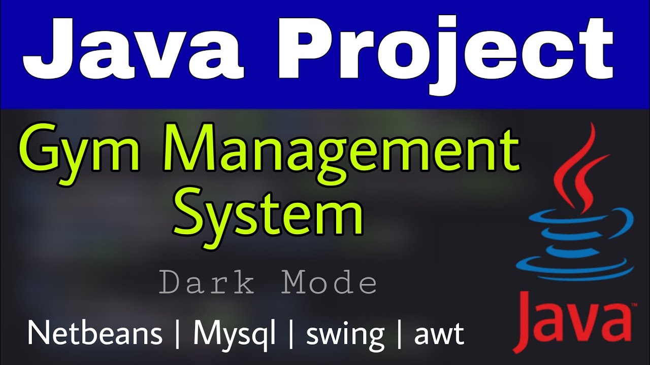 01 - Gym Management System in java - Overview | Java project | Netbeans Mysql Database step by step