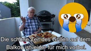 Grillen mit einem Elektrogrill, Weber Q2400, auf dem Balkon - Erfahrungsbericht nach 4 Jahren