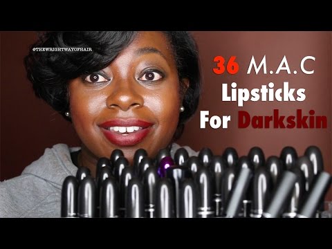 36 MAC Lipsticks on Darker Skin