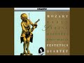 String Quartet No. 3 in G major K. 156 (134b) : III. Tempo di Menuetto