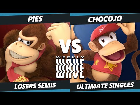 Weekly Wave 29 Losers Semis - Pies (Donkey Kong, Byleth) Vs. Chocojo (Diddy Kong) SSBU Ultimate