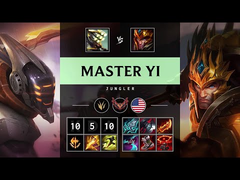 Master Yi Jungle vs Jarvan IV - NA Grandmaster Patch 25.S1.2