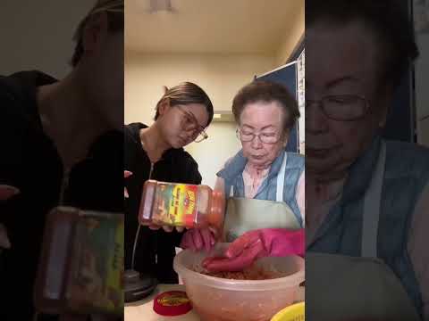 My Korean Grandma’s Kimchi Recipe🥬 #shorts