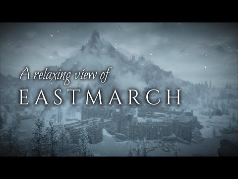 Skyrim – Eastmarch | Snowfall & Ancient North Ambience (3H)