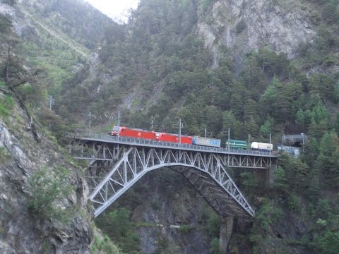 4 Tage Trainspotting Schweiz - Teil 4: Bietschtalbrücke & Rarner Chumma, 25.5.2016