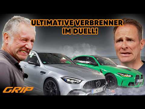 Video Thumbnail: High-Performance-Limousinen: BMW M3 CS 🆚 Mercedes-AMG C 63 S E Performance | GRIP