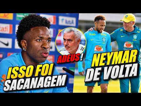 CONFIRMADO ! NEYMAR DE VOLTA ! MOURINHO CHEGOU ! VINI JR CANCELADO NO REAL E MAIS