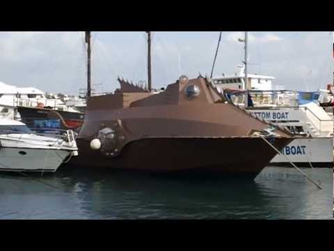 Jules Gabriel Verne boat in Papos Harbor