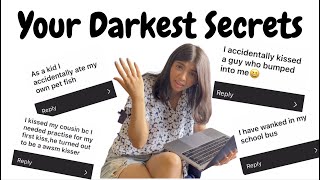 REACTING TO MY SUBSCRIBERS DEEPEST AND DARKEST SEC