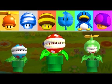 Piranha Plant Uses EVERY MARIO POWER-UP Video