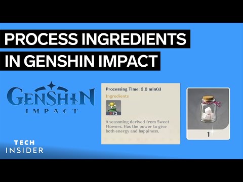 如何處理元神衝擊中的成分 (How To Process Ingredients In Genshin Impact)