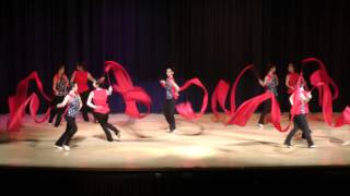 NYCCC Chinese New Year 2013 @ Millenium HS - Spectacular Red Ribbon Dance Finale